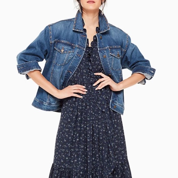 NWT | Kate Spade- Wild Rose Ruffle Wrap Dress | Size 2 - Picture 2 of 8